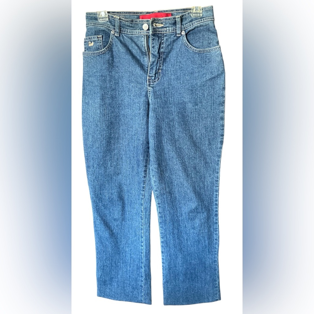 Vintage Gloria Vanderbilt Women's Jeans Sz 6, Med Blue, Hemmed